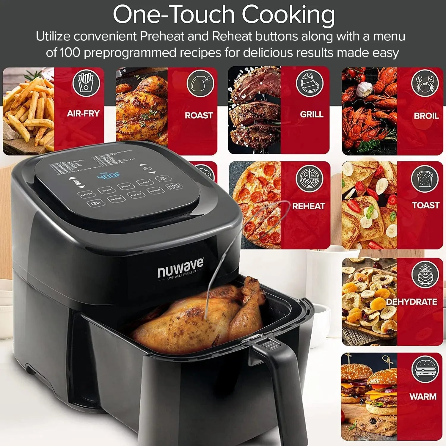 Nuwave Brio 6 QT Digital Air Fryer - Image 12