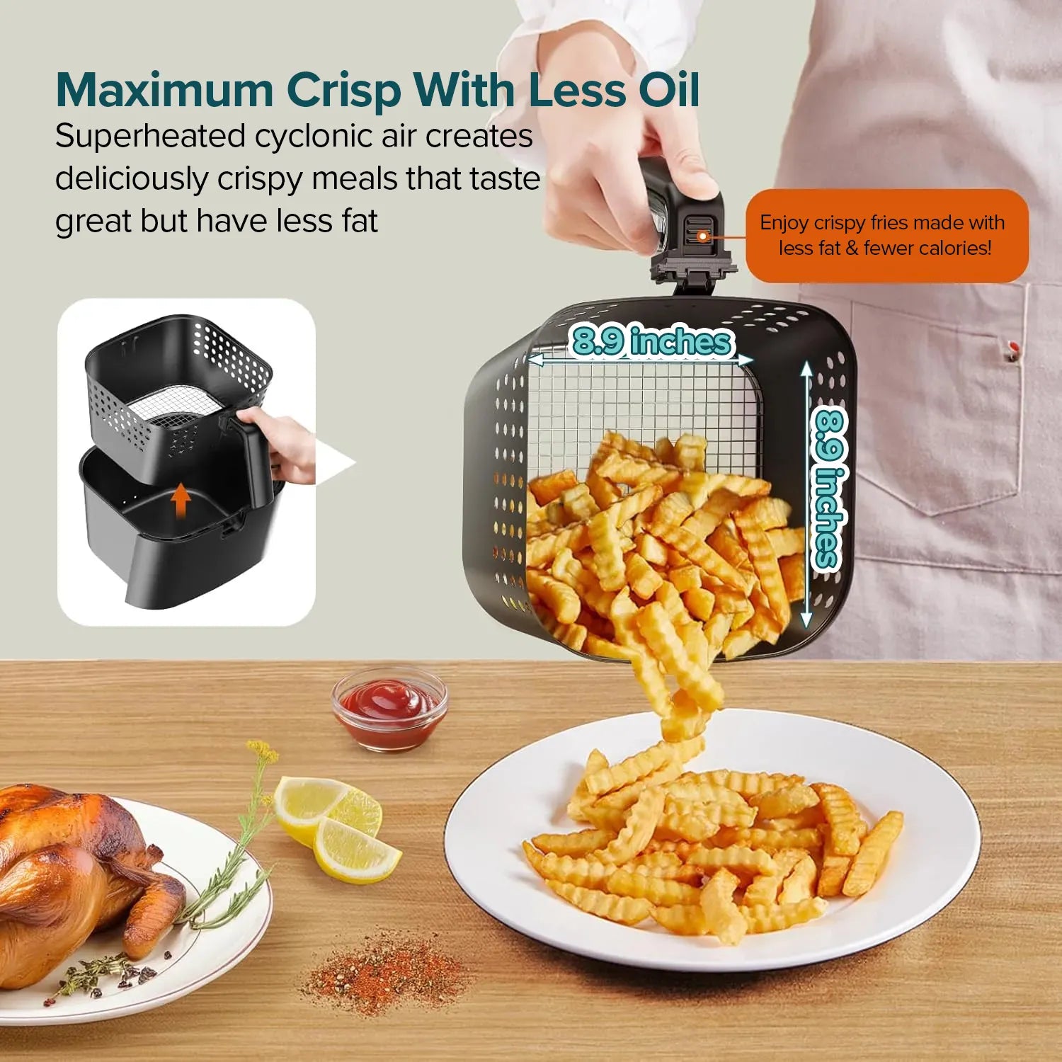 Nuwave Brio 6 QT Digital Air Fryer - Image 3