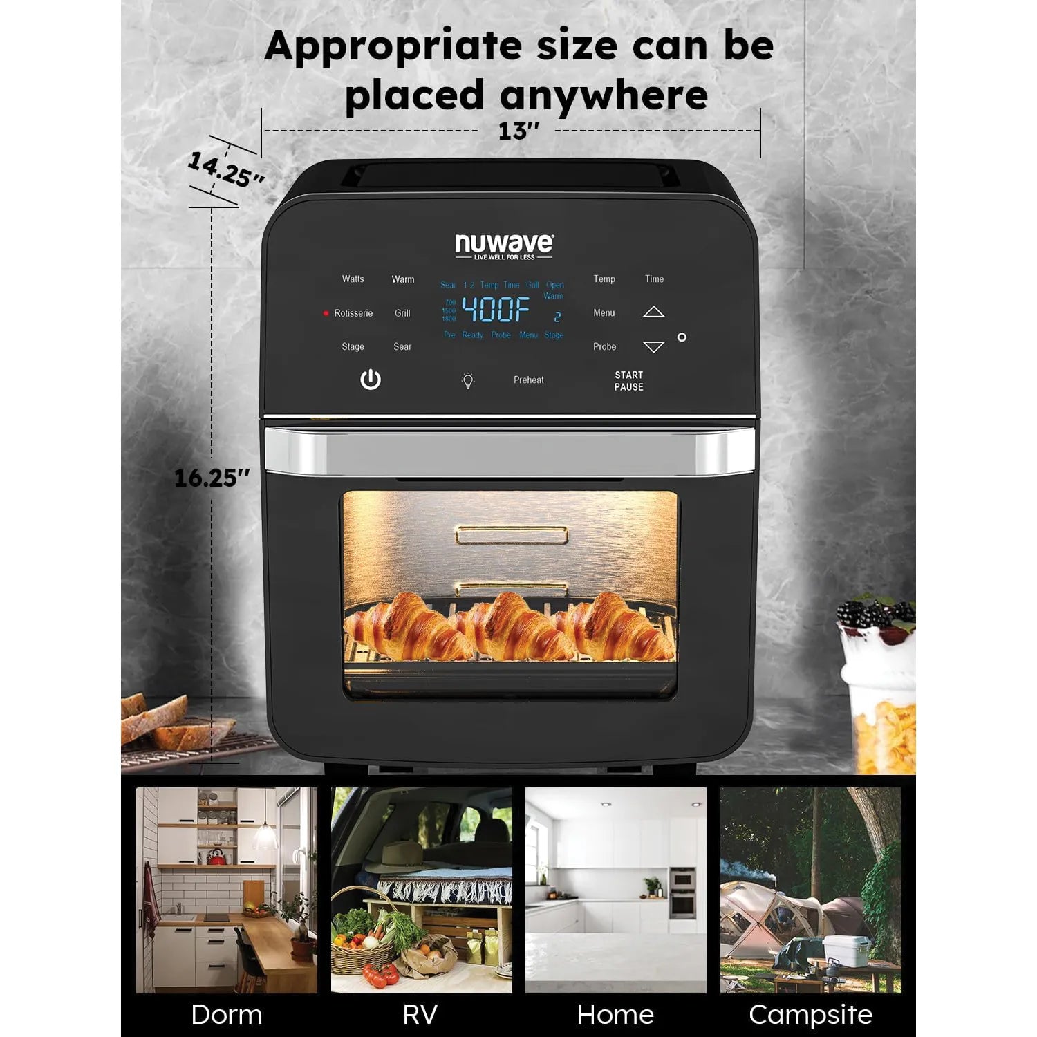 Nuwave Brio 15.5 QT Digital Air Fryer - Image 14