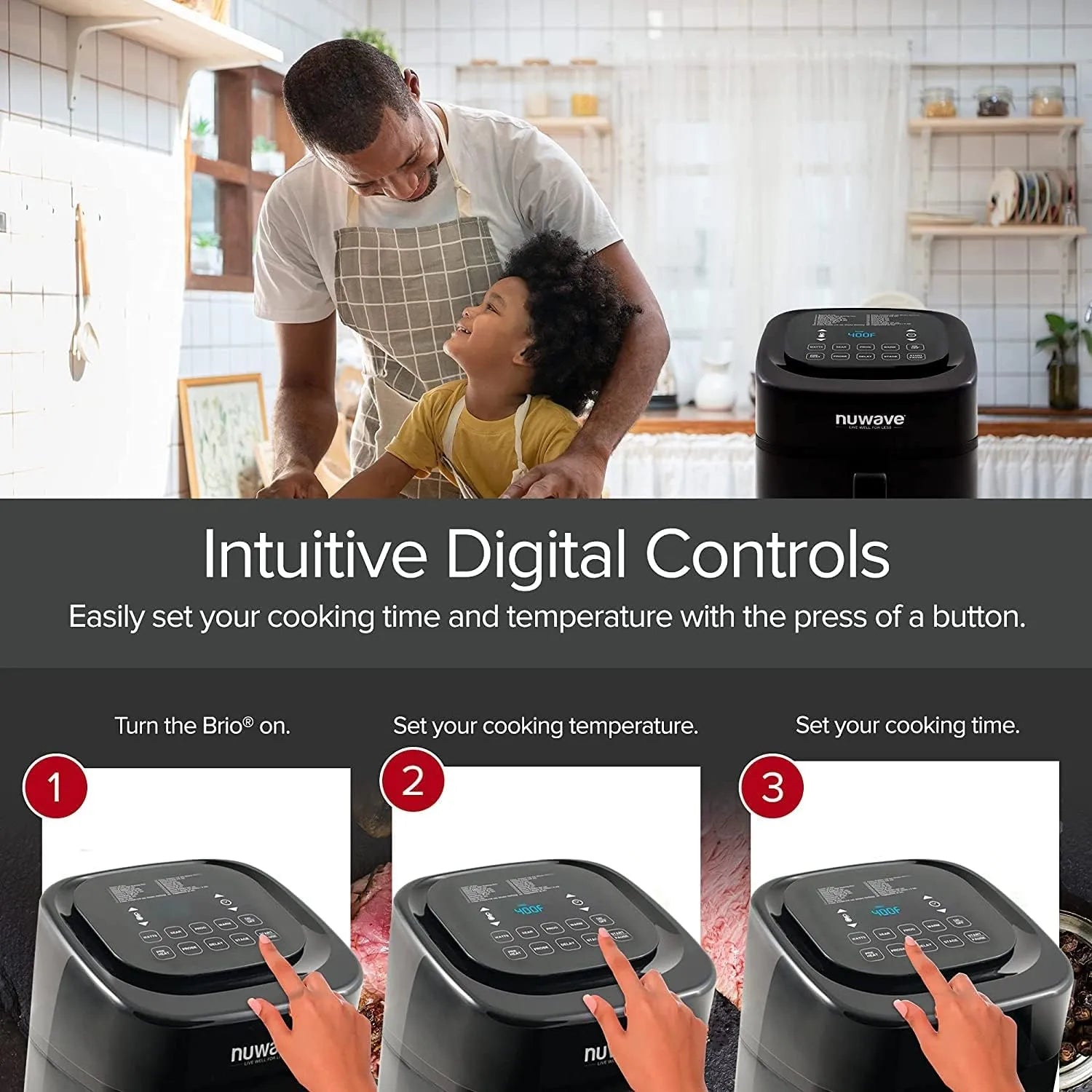 Nuwave Brio 6 QT Digital Air Fryer - Image 13