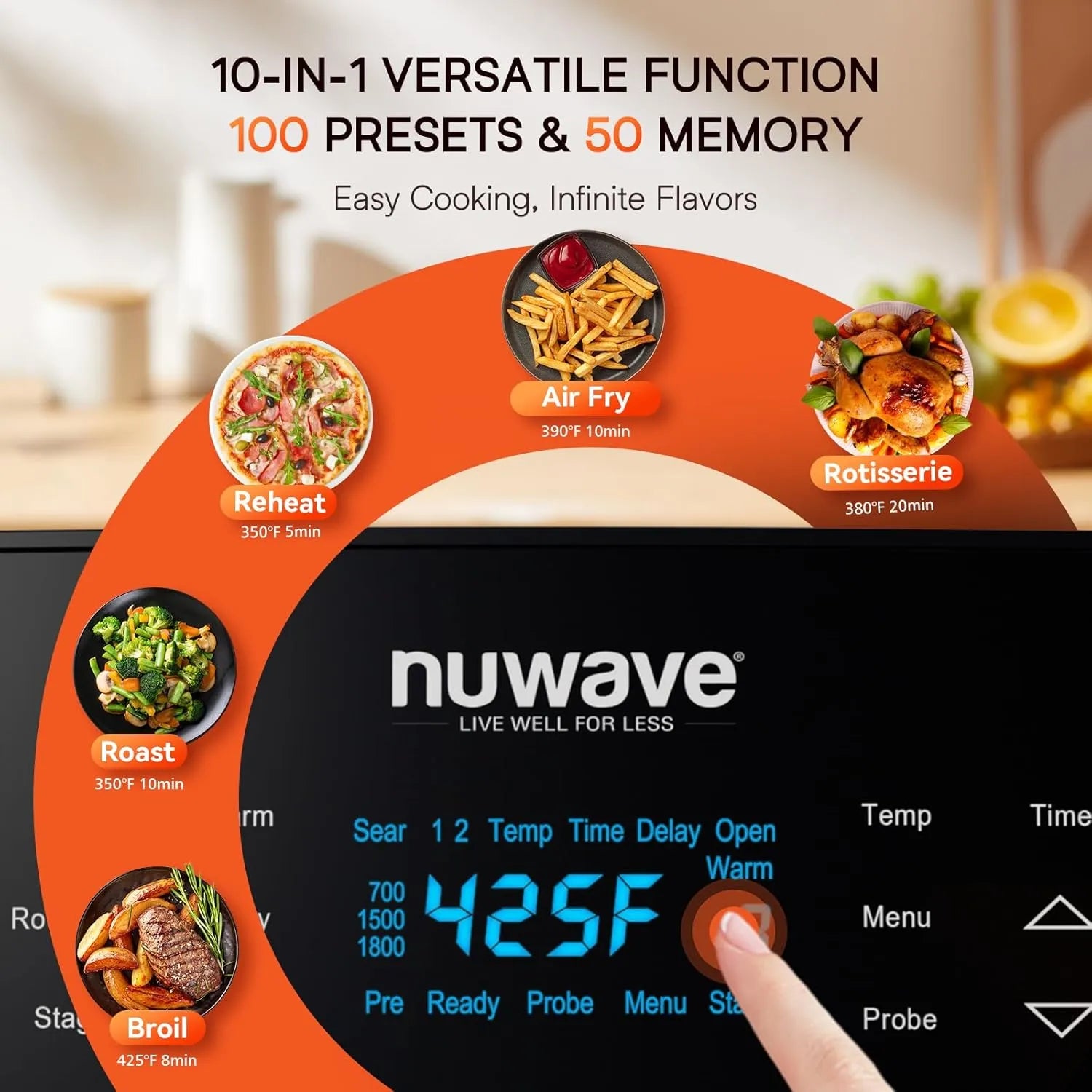 Nuwave Brio 15.5 QT Digital Air Fryer - Image 15