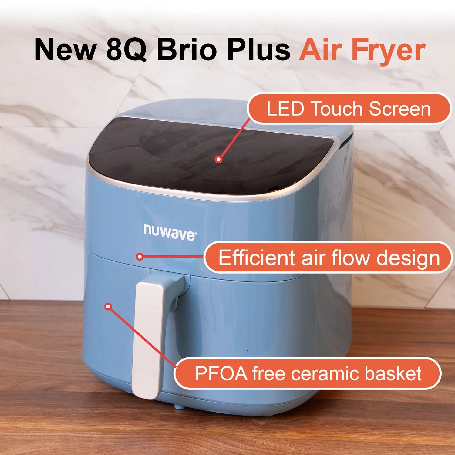 Nuwave Brio Plus 8 QT Air Fryer - Image 11