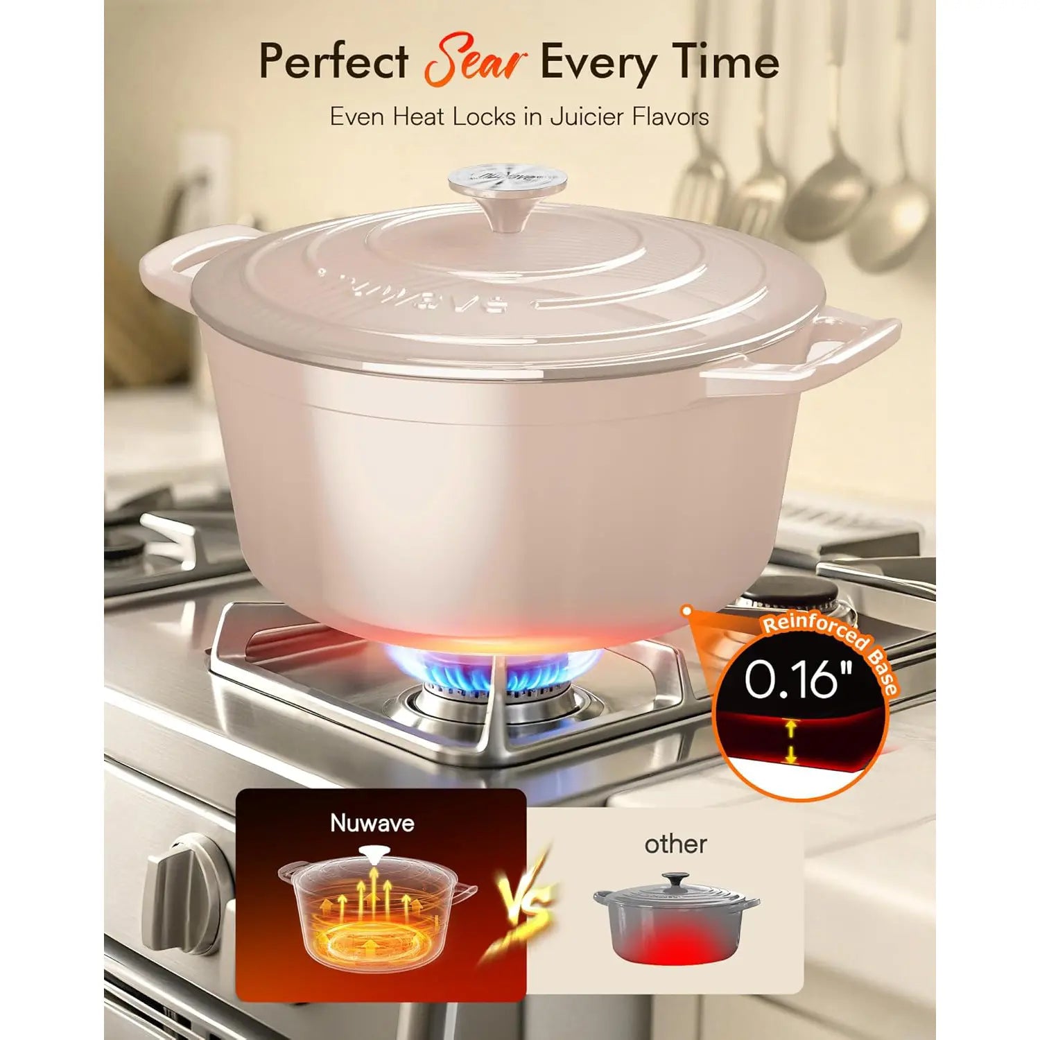 Nuwave Duracore 6QT Cast Iron Dutch Oven - Image 12